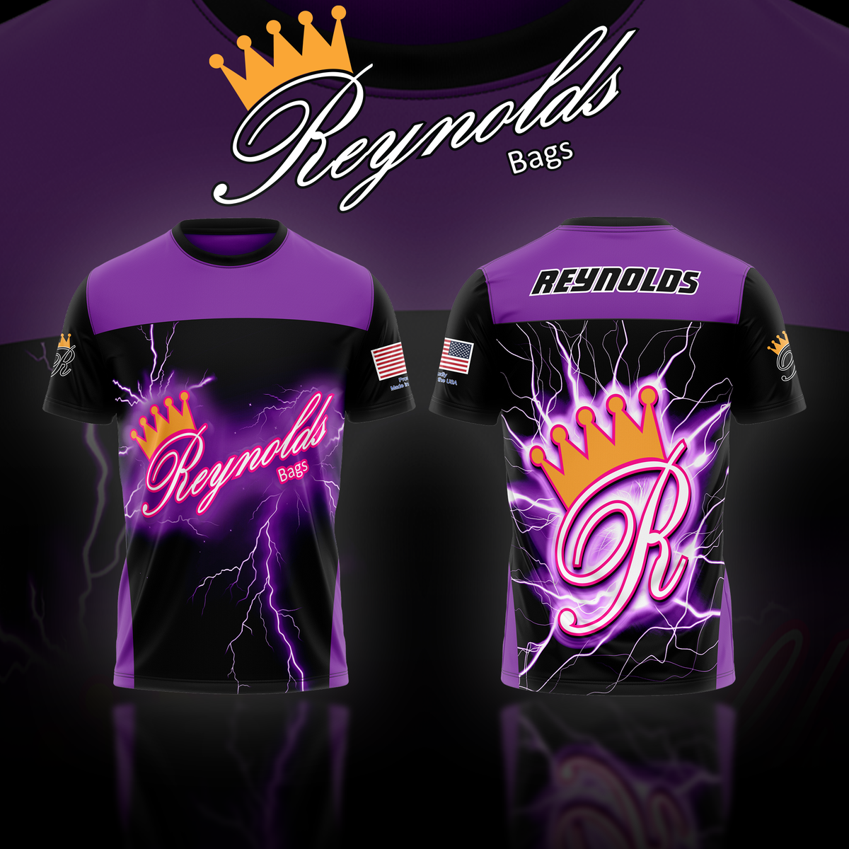 Reynolds Jerseys Lightning Storm Reynolds Bags