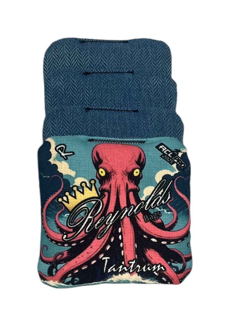 Reynolds Kraken Mythic Cornhole Bags - ACL Pro Approved, Set Of 4